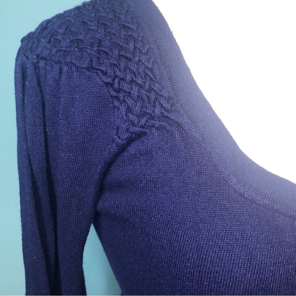 Aoyama Itchome cashmere wool dress. Purple. Size small. - Picture 7 of 9